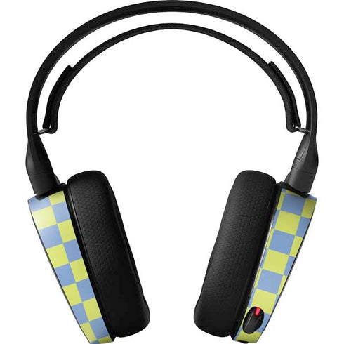 Neon Checkered SteelSeries Arctis 3 Skin